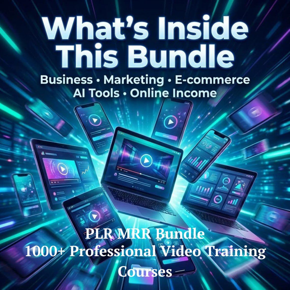 900+ Business Video Courses Bundle Online Training Library PLR MRR Resell Rights - Image 3